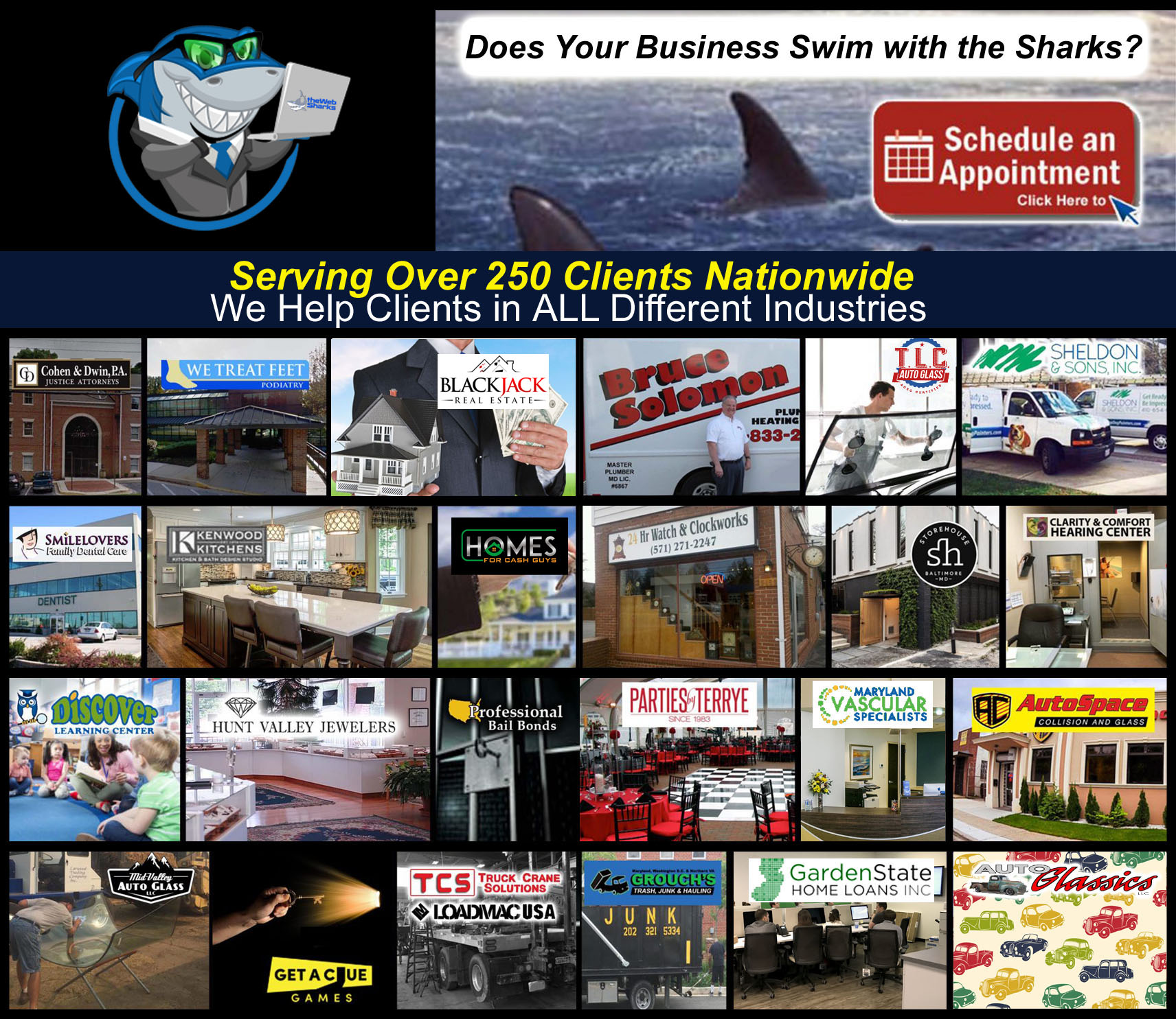 Local and Nationwide client logos for theWebSharks